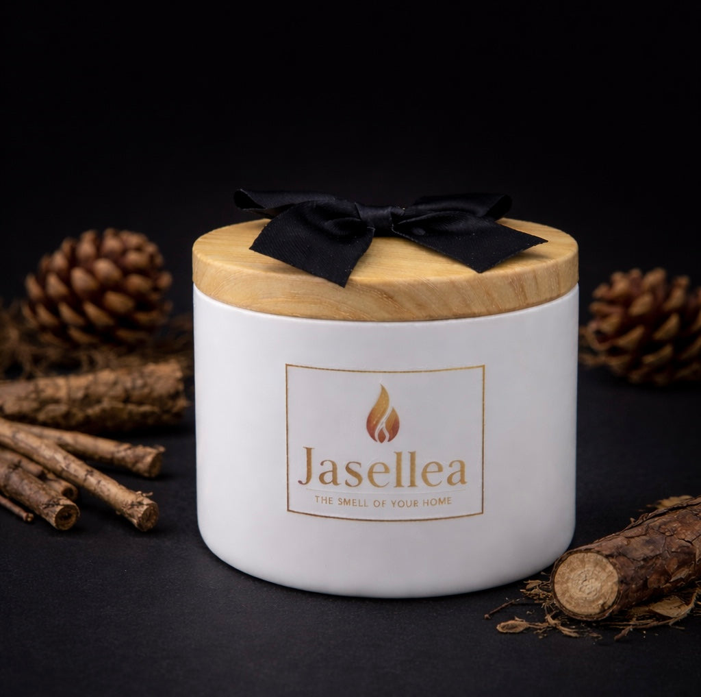 Świeca zapachowa sojowa Leśna nuta 200 g | Jasellea