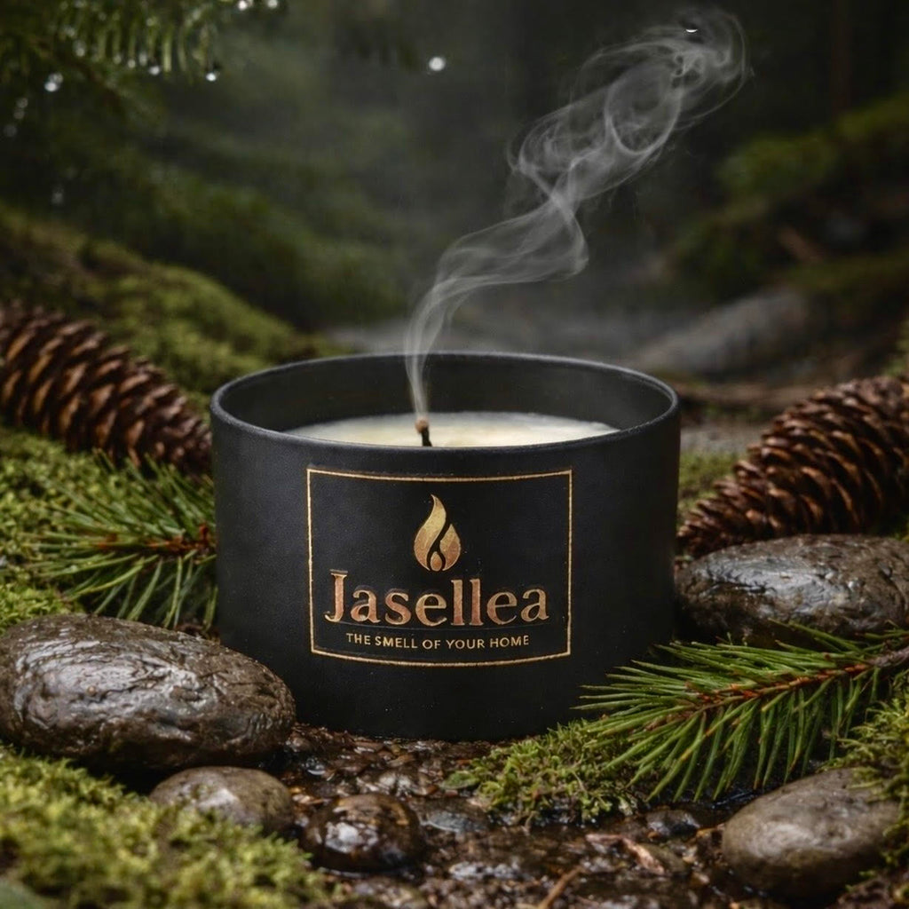 Świeca zapachowa sojowa Las po burzy 200 g | Jasellea